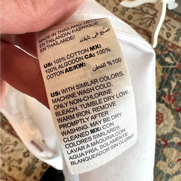 Chico’s No Iron Classic White Button Down Blouse - Picture 6 of 7